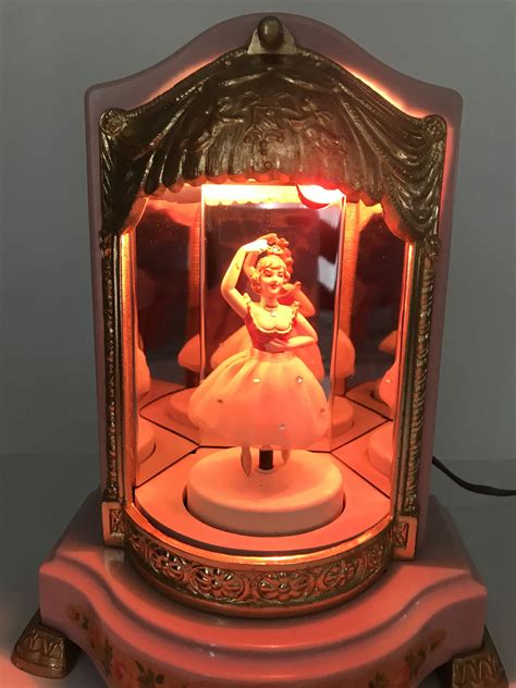 Vintage Music Box Ballerina Dancing United Metal Goods 